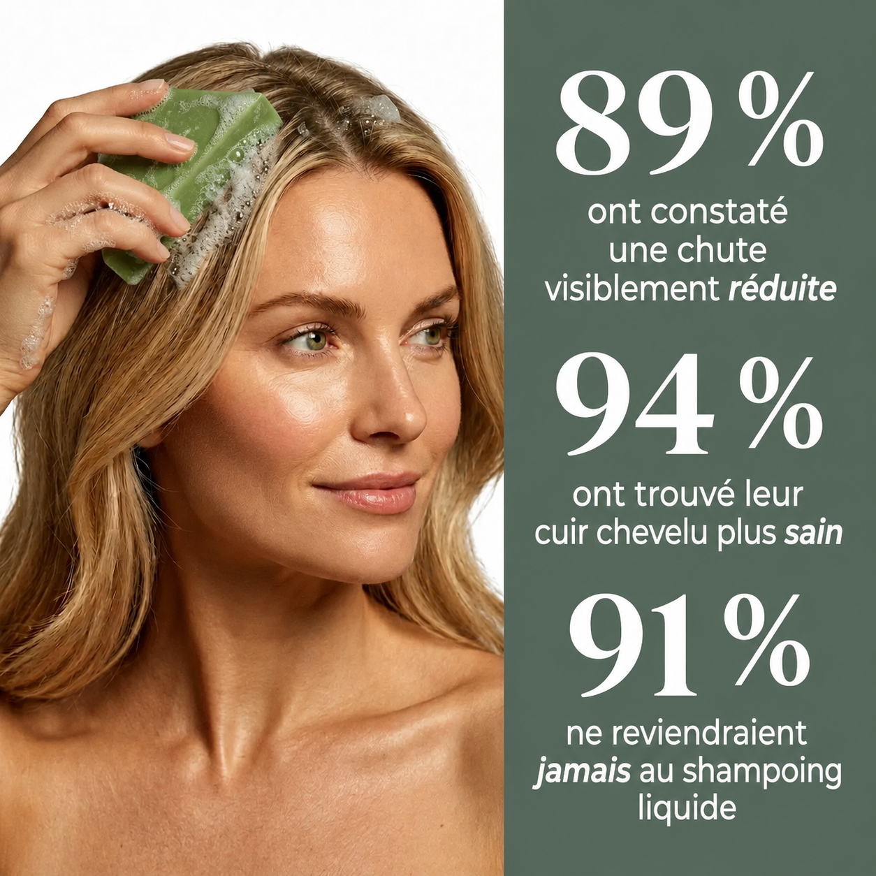 Savon Coréen Revitalisant Cuir Chevelu pour Femme — 12 Herbes Fermentées