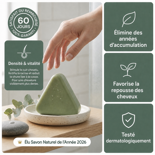 Savon Coréen Revitalisant Cuir Chevelu pour Femme — 12 Herbes Fermentées